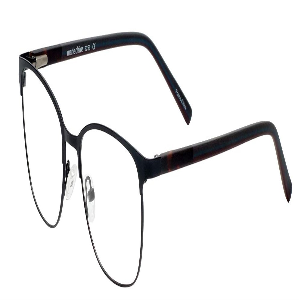 Marie Claire MC6259 Blue Light Filtering Reading Eye Glasses Black 49mm +2.00