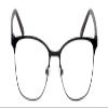 Marie Claire MC6259 Blue Light Filtering Reading Eye Glasses Black 49mm +2.00 view 2