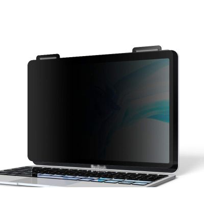 360 4 Way Privacy Screen Filter for Macbook 13.3 inch - Blue Light Blocking Film Protector, Easy On/Off Laptop Screen Protector