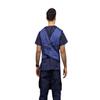 ATTENUTECH Apron Frontal, Flexiback, .50mm Pb LE, Lightweight, Outside: Royal Blue Ripstop, Inside: Black, Binding: Black (Medium) view 3