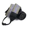 Perris Leathers Ltd. - Arabian Silver - 2-Inch Wide Camera Straps for Photographers with Floral Embroidery, Leather Camera Strap Ends, Adjustable Length for Neck & Shoulder Use view 3