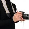 Perris Leathers Ltd. - Arabian Silver - 2-Inch Wide Camera Straps for Photographers with Floral Embroidery, Leather Camera Strap Ends, Adjustable Length for Neck & Shoulder Use view 4