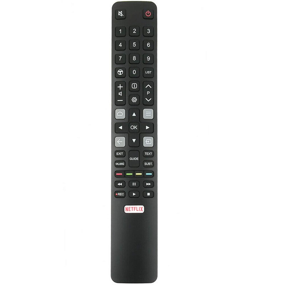 1801-A Replace Remote Control for TCL TV 43P20US 43P6US 49C6US 49C2US 50E17US 50P6US 50P20US 55C6US 55X2US 55P6US 55X4US 60P20US 65P20US 65C2US 65X2US 65P6US 70C2US 75C2US 70C4US 75C4US 85X6US