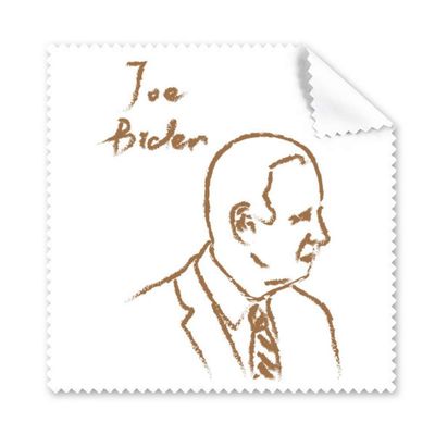 America President Person Joe Profile Sketch Cleaning Cloth Phone Screen Glasses Cleaner 5pcs