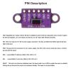 ALAMSCN VL53L0X Time-of-Flight (ToF) Laser Ranging Sensor Breakout VL53L0XV2 Laser Flight Distance Measurement Module I2C IIC for Arduino(Pack of 4) view 2
