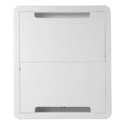 Legrand - OnQ Cable Management, In-Wall Media Box, Dual Purpose Structured Wiring Enclosure with Mounting Bracket, Home Networking Panel, 17 inch, White, ENP1705NAV1