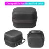 Travel Hard Carrying Case, Carrying Case Compatible for HomePod mini Smart Speaker Travel Hard Carrying Case Shockproof Protective Case, Black view 3