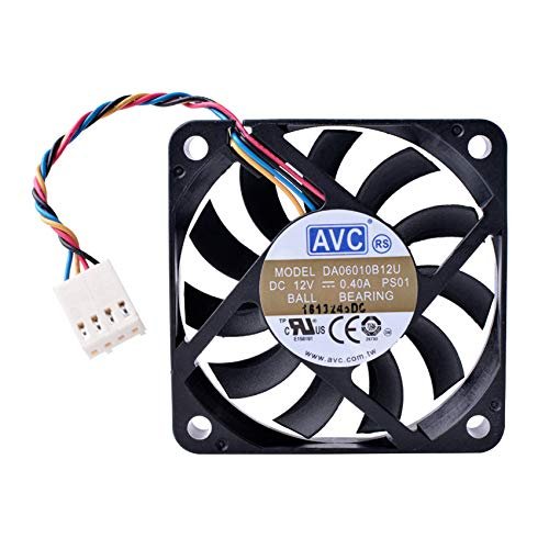 60mm 4wire pwm Fan Slim for AVC DA06010B12U 6010 12V 0.40A Ultra-Thin air Volume Cooling Fan