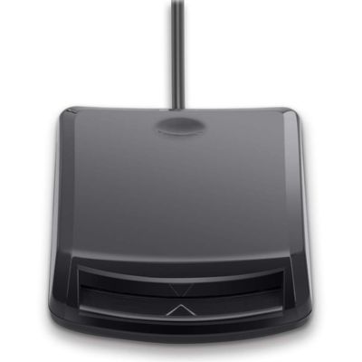 Belkin CAC Card Reader - Smart Card Reader With USB Connection - Compatible With Multiple Operating Systems and Contact Smart Cards - Protects Electronics and Uses only Read-Only Memory