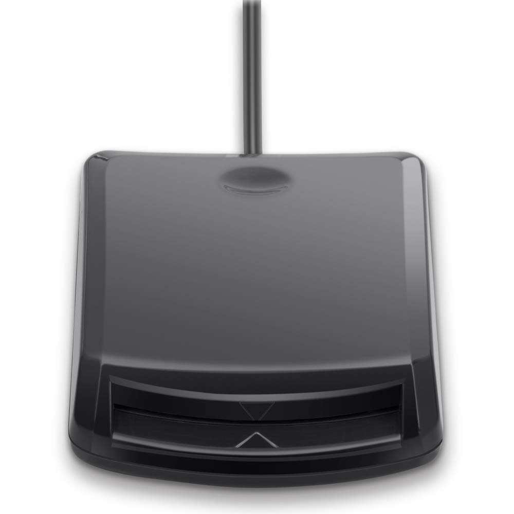 Belkin CAC Card Reader - Smart Card Reader With USB Connection - Compatible With Multiple Operating Systems and Contact Smart Cards - Protects Electronics and Uses only Read-Only Memory