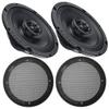 HERTZ pkg SX 165 Neo 6.5" SPL Show 200W Tweeters Coaxial Speakers with Grills view 1