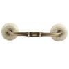 Indian Shelf 4 Pieces Cream Door Handles for Cabinet, Dresser, Drawer- 6" view 1