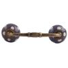 Indian Shelf 6" Purple Door Handles for Cabinet, Drawer & Dresser 4 Pieces view 1