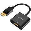 TSUPY  to HDMI Adapter Converter 4K UHD, DP (Source) to HDMI (Monitor) Cable Gold Plated Converter Displaylink Cord Compatible for PC, Projector, HDTV and More Display Devices view 1