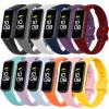 12 Pack Replacement Bands Compatible with Samsung Galaxy Fit 2 SM-R220 for Women Men Classic Waterproof Sport Watch Band Strap Wristband for Galaxy Fit 2 Smart Watch view 1