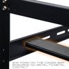AAAwave 12GPU Mining Rig Frame - The Sluice V2 Steel Open Frame Mining Rig Case, Stackable Chassis for Crypto Coin Currency & AI Machine Learning Applications - Frame Only (Black) view 3