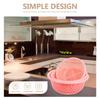 Hemoton 3-Piece Kitchen Sink Drain Basket Set Plastic Colanders for Washing Fruits and Vegetables with Hanging Holes 12X12X4.64 Inch view 3