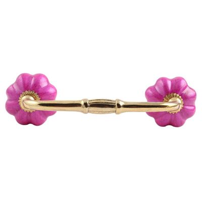 Indian Shelf 6" Ceramic Door Handles for Cabinet & Drawer- 4 Set