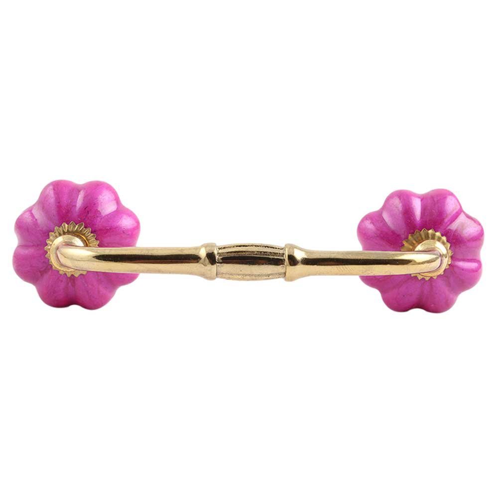 Indian Shelf 6" Ceramic Door Handles for Cabinet & Drawer- 4 Set