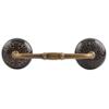 Indian Shelf 6" Black Door Handles for Cabinet, Drawer, Dresser, 4 Pieces view 1