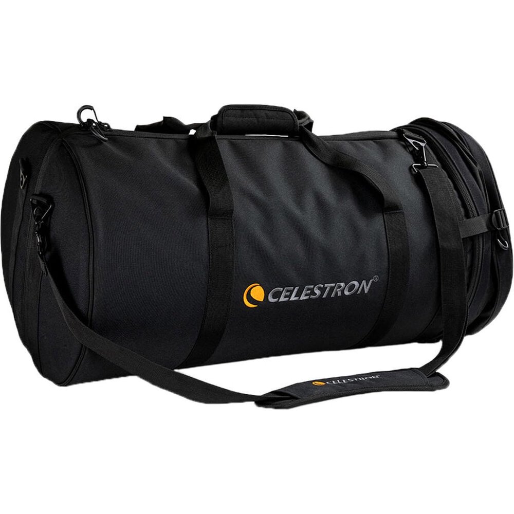 Celestron 94027 Telescope Bag for 11 Schmidt Cassegrain and EdgeHD Optical Tubes Water-Resistant and Durable Carry Case with Protective Walls, Accessory Pocket and Padded Strap, Black