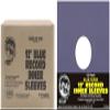 (500) Blue Paper Super Heavyweight 12" Record Inner Sleeves with Center Hole - 12IWBL view 1