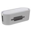 Hemobllo Large Cord Organizer Storage Box with Detachable Cover Plastic view 1