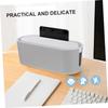 Hemobllo Large Cord Organizer Storage Box with Detachable Cover Plastic view 3