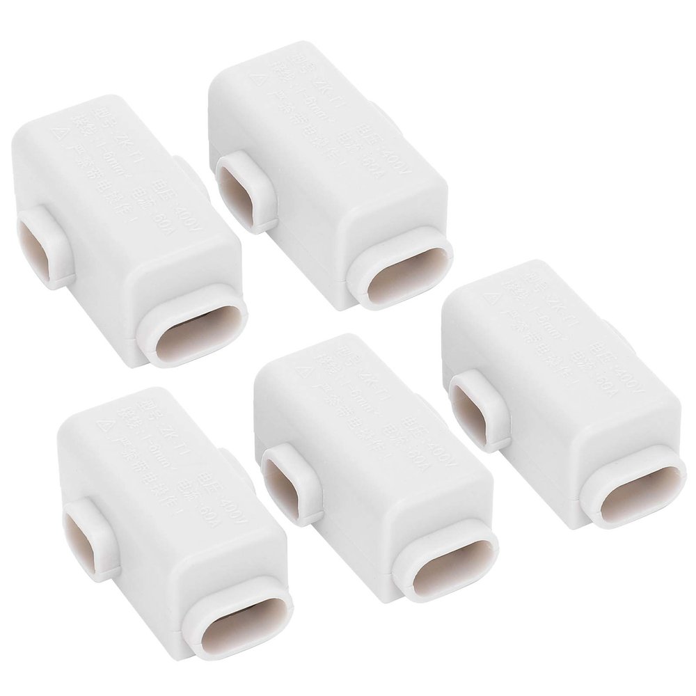 Copper Junction Terminal Splitter Distribution Block Connector Box for Ceiling Light, Switch, Electric Meter Wiring (ZK-T1)
