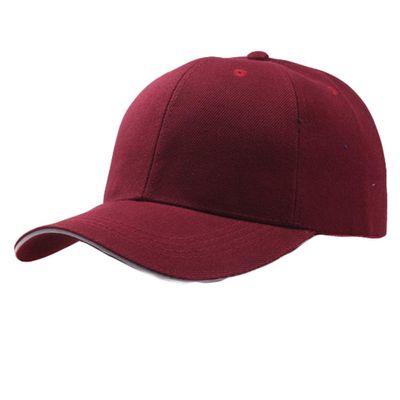 Andongnywell Men's and Women's Peaked Baseball Cap Breathable Waterproof Outdoor Quick-Drying Hat Sun Protection Hats (Red Wine,One Size)
