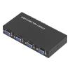 PUSOKEI 4 Port VGA Switcher, Drive 4 Port VGA Switcher SVGA Monitor Sharing Switch Box 4 in 1 Out for LCD PC TV Monitor view 3