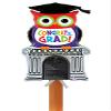 35" Owl Grad Mailbox Balloon view 1