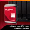 Western Digital 4TB WD Red Plus NAS Internal Hard Drive HDD - 5400 RPM, SATA 6 Gb/s, CMR, 128 MB Cache, 3.5" -WD40EFZX view 3