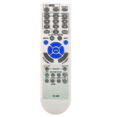 RD-469E Replaced Remote fit for NEC Projector VE303 VE303X V302X V302W V332X V332W V302H UM351W UM301W UM361X UM301X U321H MC332W NP-P452W NP-PA622X NP-M323W NP-M322W NP-PA621U NP-M333XS NP-M352WS