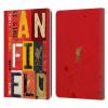 Head Case Designs Officially Licensed Liverpool Football Club Vintage Plate Anfield Liver Bird YNWA Leather Wallet Case Compatible with Kindle Paperwhite 1/2 / 3 view 1
