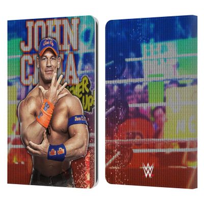 Head Case Designs Officially Licensed WWE LED Image 2017 John Cena Leather Wallet Case Compatible with Kindle Paperwhite 1/2 / 3