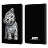 Head Case Designs Officially Licensed P.D. Moreno Maltese Black and White Dogs Leather Wallet Case Compatible with Kindle Paperwhite 1/2 / 3 view 1