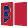 Head Case Designs Officially Licensed FC Barcelona Tots Units Fem Forca Cul Leather Wallet Case Compatible with Kindle Paperwhite 1/2 / 3 view 1
