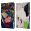Head Case Designs Officially Licensed Michel Keck Rottweiler Dogs Leather Wallet Case Compatible with Kindle Paperwhite 1/2 / 3 view 1