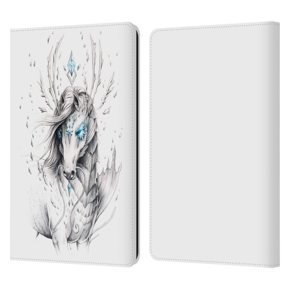 Head Case Designs Officially Licensed Jonas JoJoesArt Jdicke Sea Horse Wildlife 2 Leather Wallet Case Compatible with Kindle Paperwhite 1/2 / 3