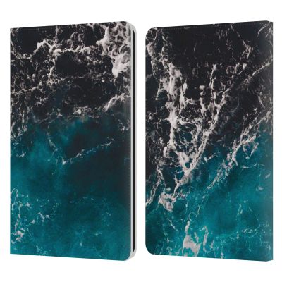 Head Case Designs Officially Licensed PLdesign Ombre Sea Water Leather Wallet Case Compatible with Kindle Paperwhite 1/2 / 3