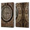 Head Case Designs Officially Licensed Simone Gatterwe Grunge Clock Steampunk Leather Wallet Case Compatible with Kindle Paperwhite 1/2 / 3 view 1