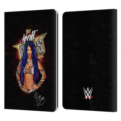Head Case Designs Officially Licensed WWE Legit Boss Image Sasha Banks Leather Wallet Case Compatible with Kindle Paperwhite 1/2 / 3