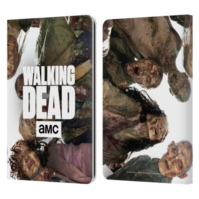Head Case Designs Officially Licensed AMC The Walking Dead Group Logo Leather Wallet Case Compatible with Kindle Paperwhite 1/2 / 3