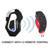 FreedConn Motocycle Helmet Waterproof Wireless Bluetooth Headset TMAX-S with L3 Remote Controller/FM Radio/1000M Intercom/6 Riders Intercom/Moto Biking & Skiiing/ + Boots Protector view 4