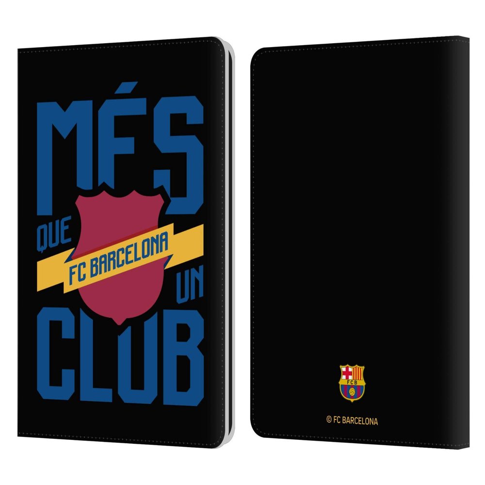 Head Case Designs Officially Licensed FC Barcelona Ms Que Un Club Cul Leather Wallet Case Compatible with Kindle Paperwhite 1/2 / 3