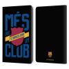 Head Case Designs Officially Licensed FC Barcelona Ms Que Un Club Cul Leather Wallet Case Compatible with Kindle Paperwhite 1/2 / 3 view 1