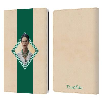 Head Case Designs Officially Licensed Frida Kahlo Aztec Portrait 2 Leather Wallet Case Compatible with Kindle Paperwhite 1/2 / 3