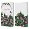 Head Case Designs Officially Licensed Frida Kahlo Bunch Purple Florals Leather Wallet Case Compatible with Kindle Paperwhite 1/2 / 3 view 1