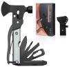 Rose Kuli Multitool Camping Accessories Gifts for Men Dad, 18 in 1 Survival Compact Hatchet Multi Tools with Knife Axe Hammer Saw Screwdrivers Pliers Bottle Opener for Hunting Hiking Fishing view 1